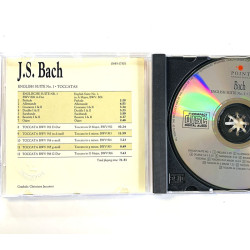 Bach Johann Sebastian CD English Suite no 1 & Toccatas  kansi EX- levy EX Käytetty CD