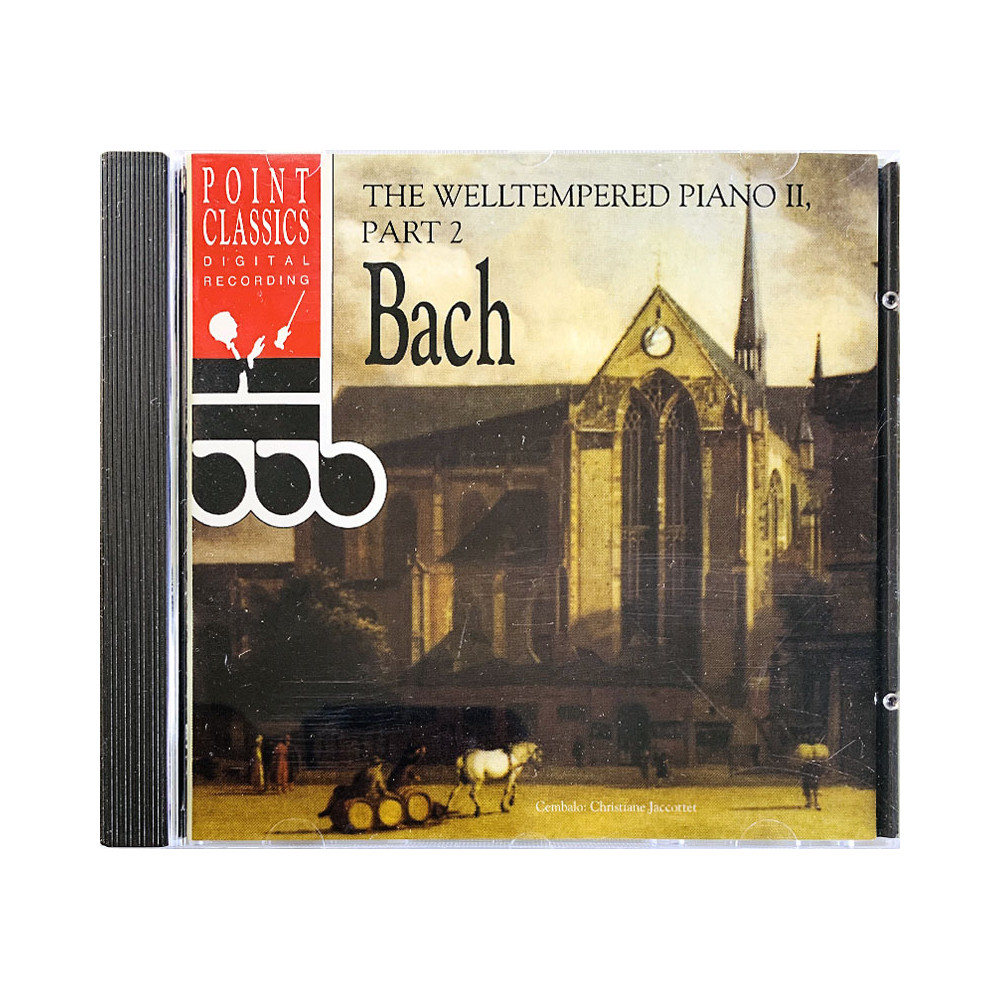 Bach Johann Sebastian CD The Welltempered Piano II part 2  kansi EX- levy EX Käytetty CD