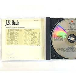 Bach Johann Sebastian CD The Welltempered Piano II part 2  kansi EX- levy EX Käytetty CD