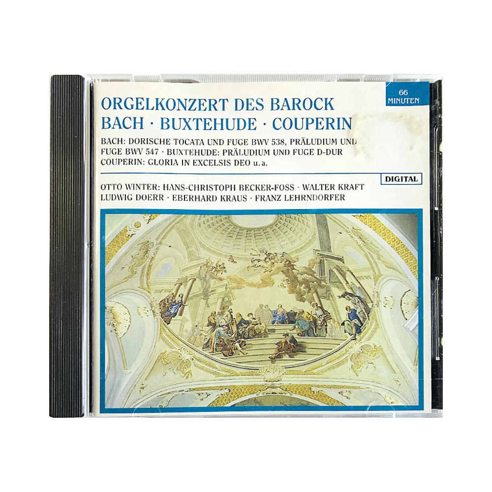 Bach, Buxtehude & Couperin CD Baroque Organ Concert  kansi EX- levy EX Käytetty CD