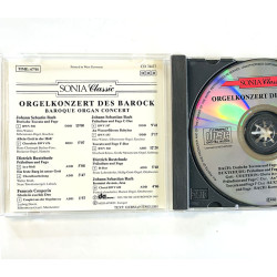 Bach, Buxtehude & Couperin CD Baroque Organ Concert  kansi EX- levy EX Käytetty CD