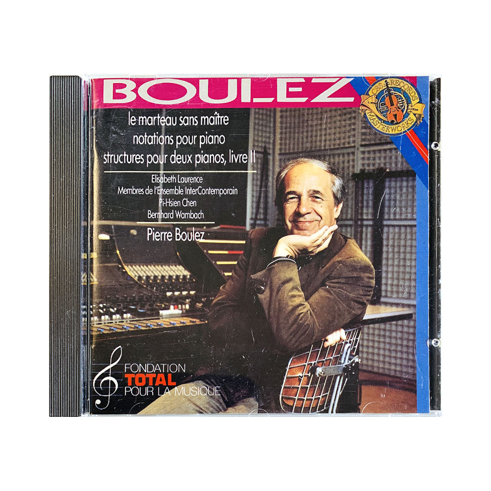 Boulez Pierre CD Le Marteau Sans Mâitre  kansi EX- levy VG+ Käytetty CD