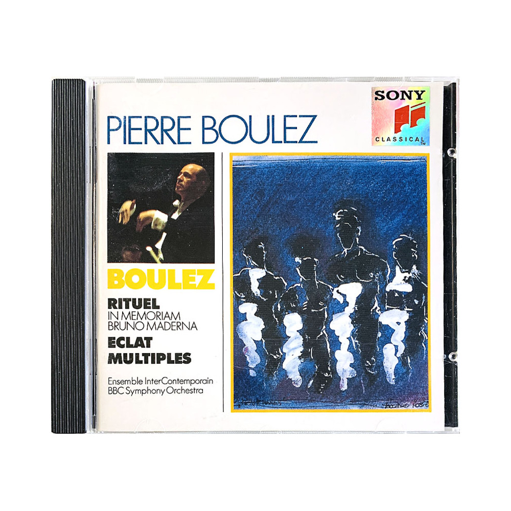 Boulez Pierre CD Rituel - Eclat - Multiples  kansi EX- levy EX Käytetty CD