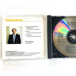 Boulez Pierre CD Rituel - Eclat - Multiples  kansi EX- levy EX Käytetty CD