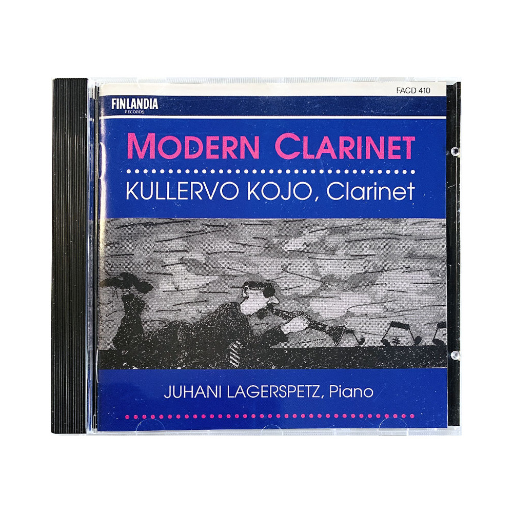 Kojo Kullervo & Lagerspetz Juhani CD Modern Clarinet  kansi EX- levy EX Käytetty CD