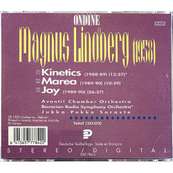 Lindberg Magnus CD Kinetics, Marea, Joy  kansi EX- levy EX Käytetty CD