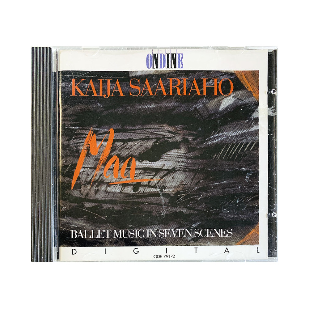 Saariaho Kaija CD Maa - Ballet Music in Seven Scenes  kansi EX- levy EX Käytetty CD