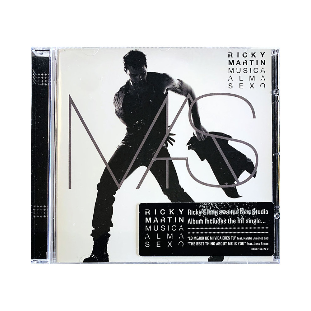 Martin Ricky CD Musica + Alma + Sexo  kansi EX levy EX Käytetty CD