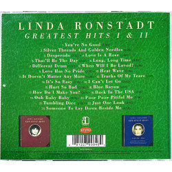 Ronstadt Linda CD Greatest Hits I & II  kansi EX levy EX Käytetty CD