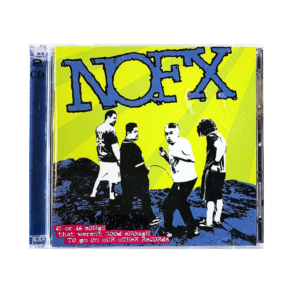 NOFX CD 45 or 46 songs that eeren't good enough 2CD  kansi EX levy EX Käytetty CD