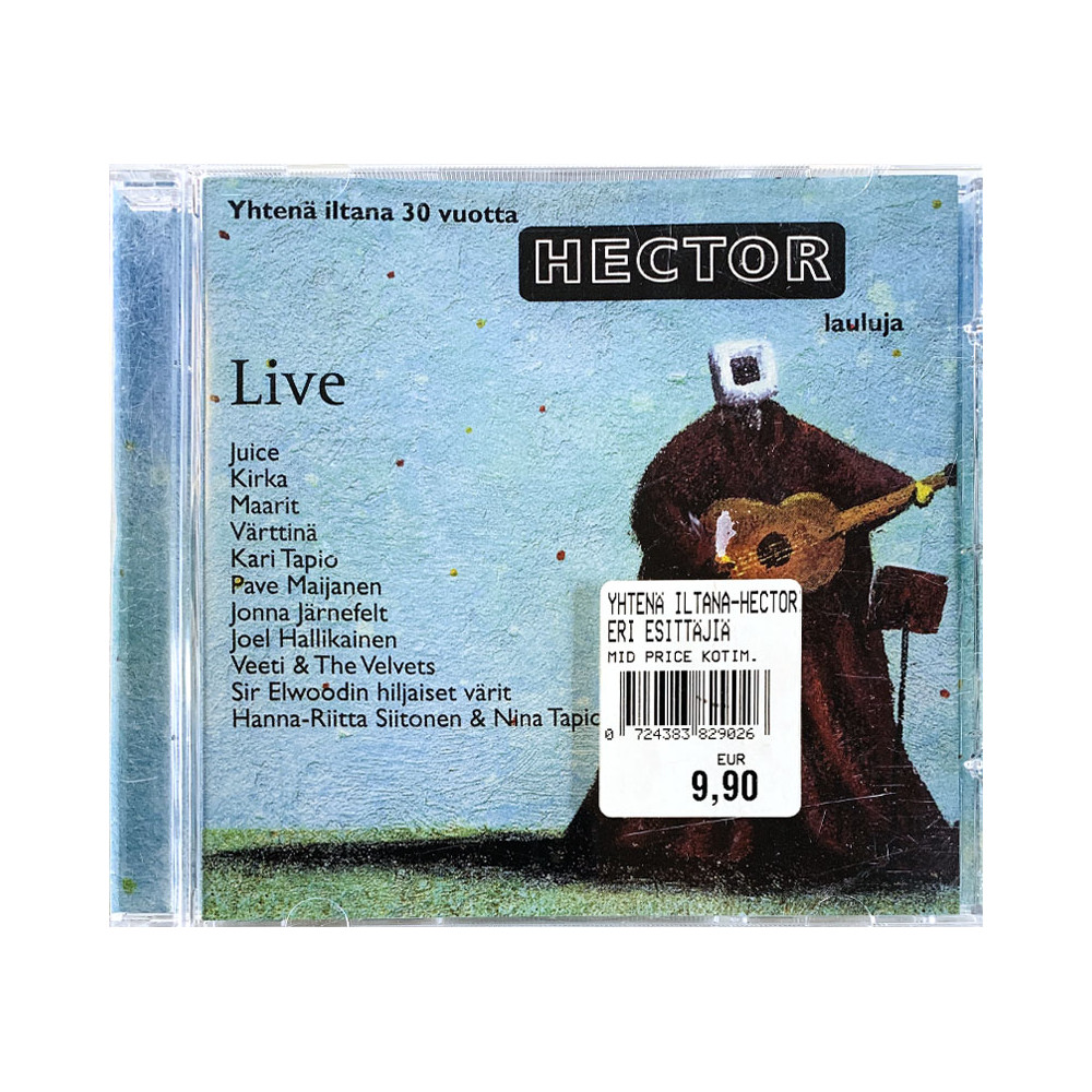 Pave Maijanen, Kirka, Maarit, Juice 1996 7243 8 38290 2 6 Yhtenä iltana - 30 vuotta Hectorin lauluja (Live) CD Begagnat