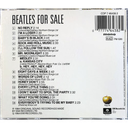 Beatles CD Beatles For Sale  kansi EX levy VG+ Käytetty CD