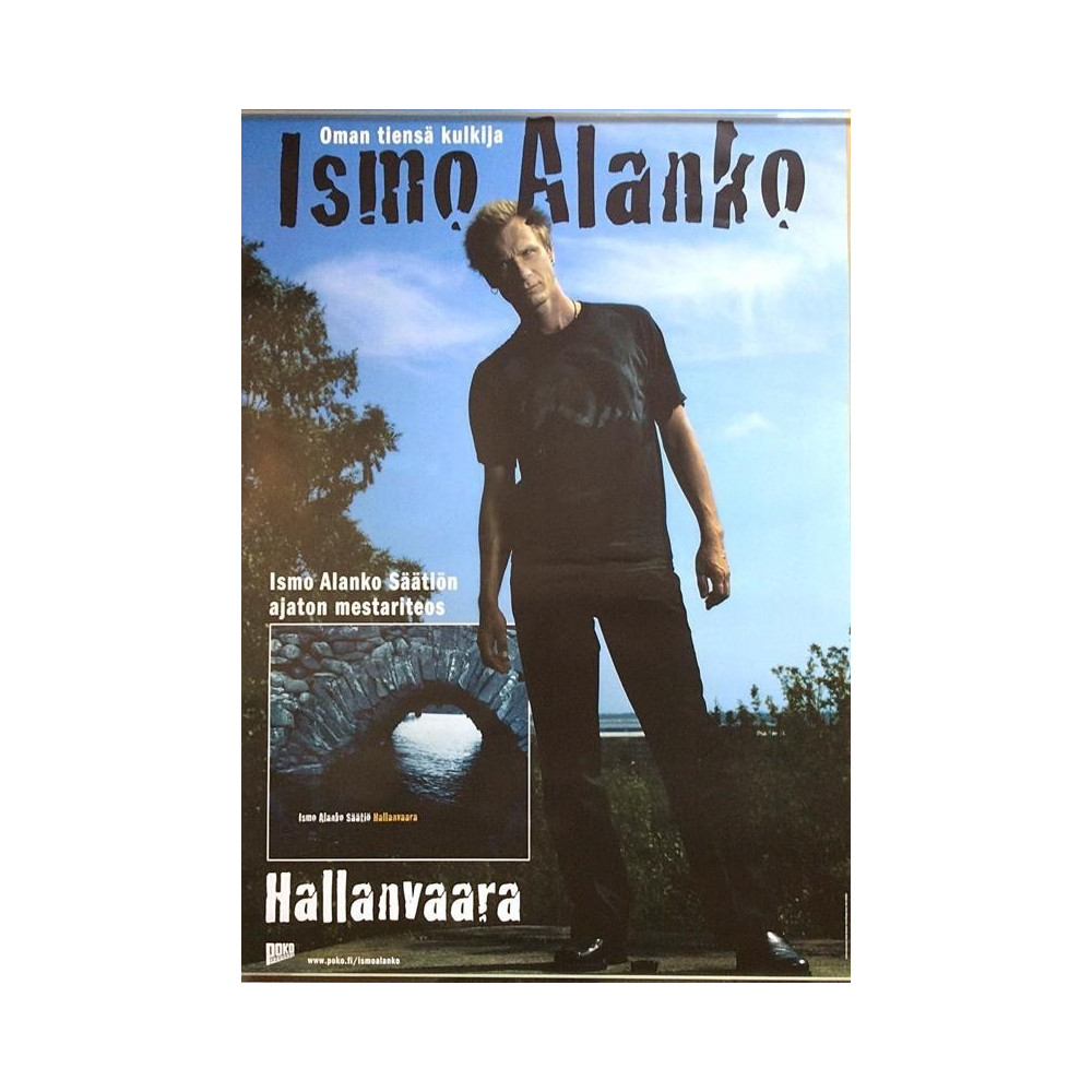 Alanko Ismo: Hallanvaara: Promojuliste 70cm x 90cm - Begagnat Poster