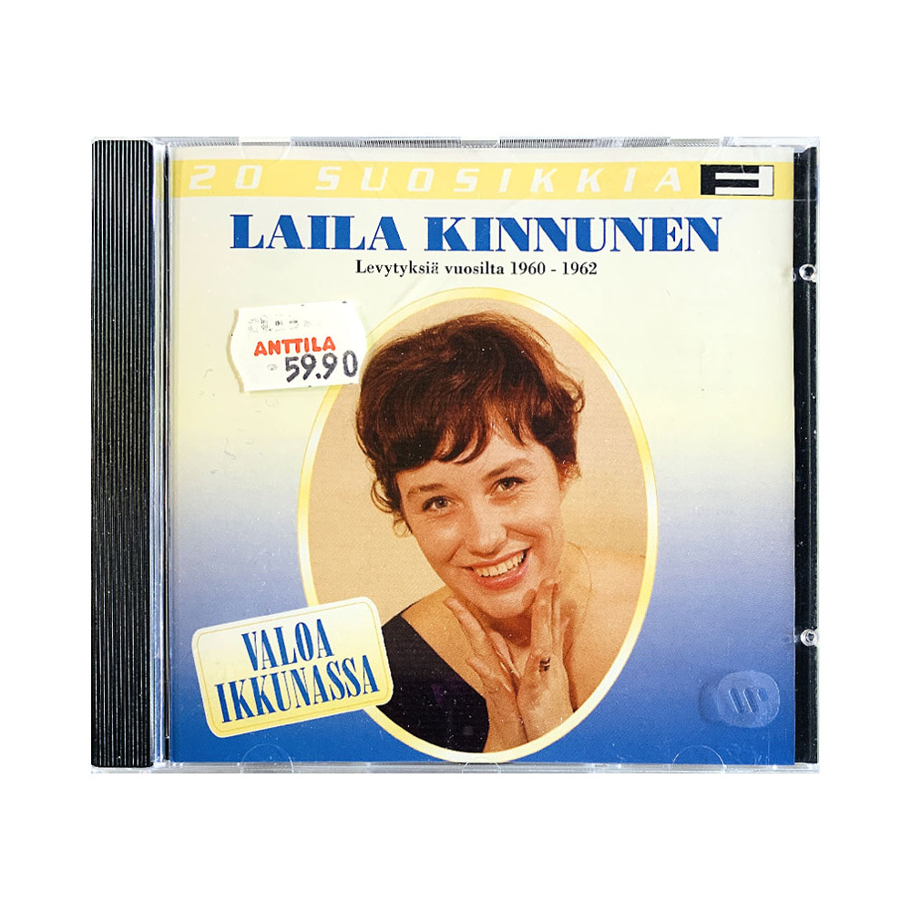 Kinnunen Laila CD 20 Suosikkia - Levytyksiä 1960 - 1962  kansi EX levy EX Käytetty CD