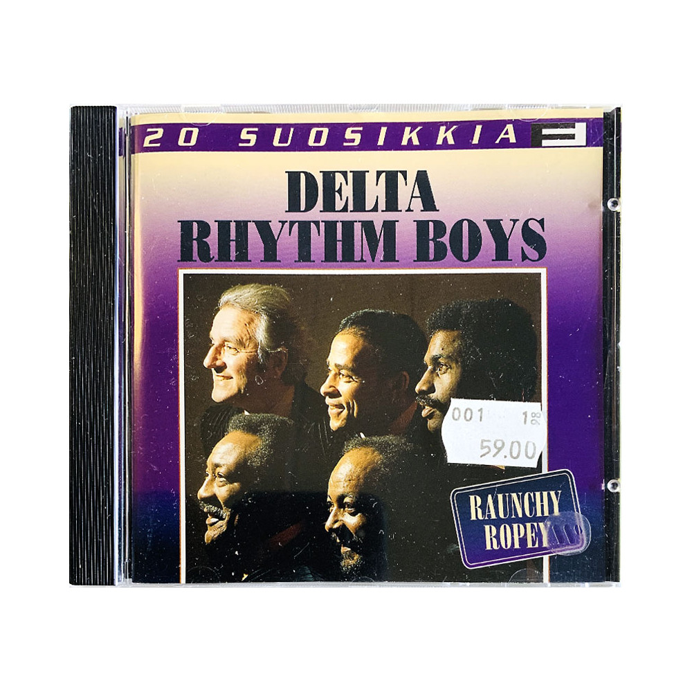Delta Rhythm Boys CD 20 Suosikkia - Raunchy Ropey  kansi EX levy EX Käytetty CD