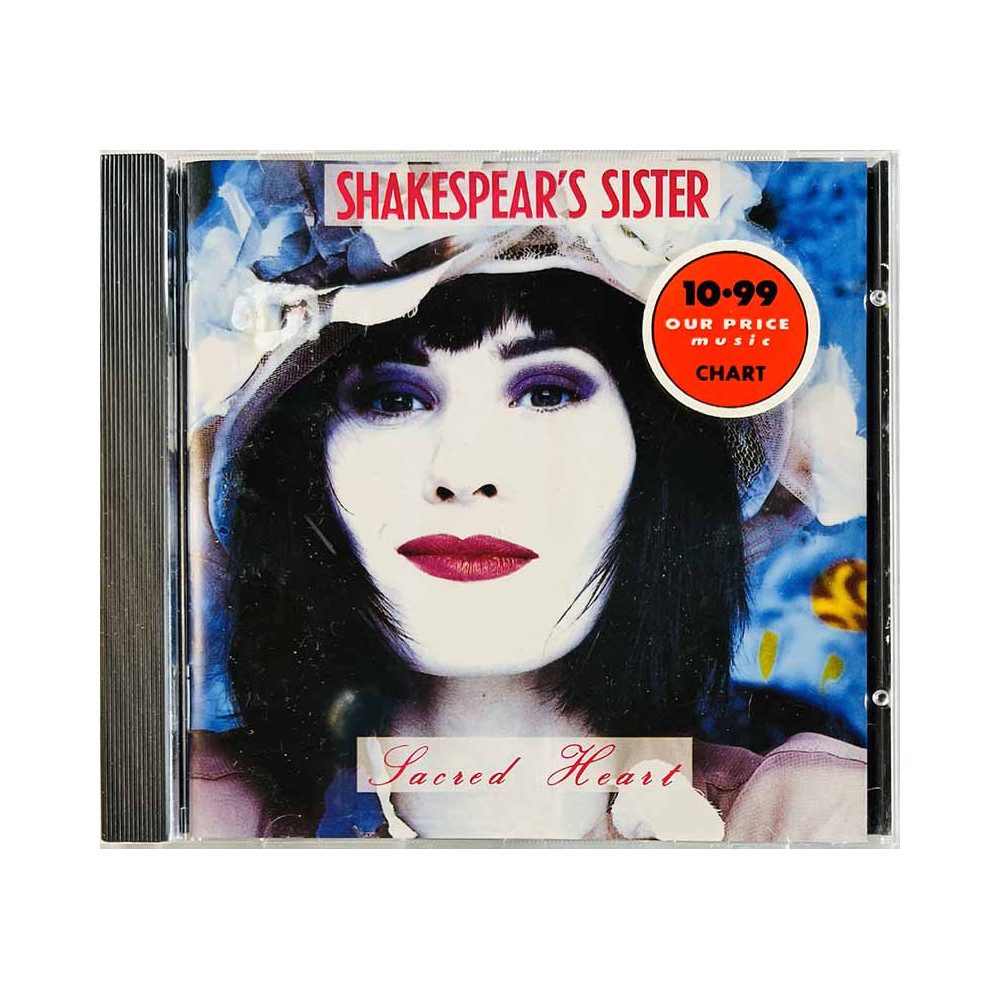 Shakespears Sister Käytetty CD-levy Sacred Heart  kansi EX levy EX Käytetty CD