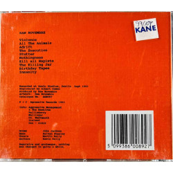 Raw November Käytetty CD-levy Disturbed  kansi EX- levy EX Käytetty CD