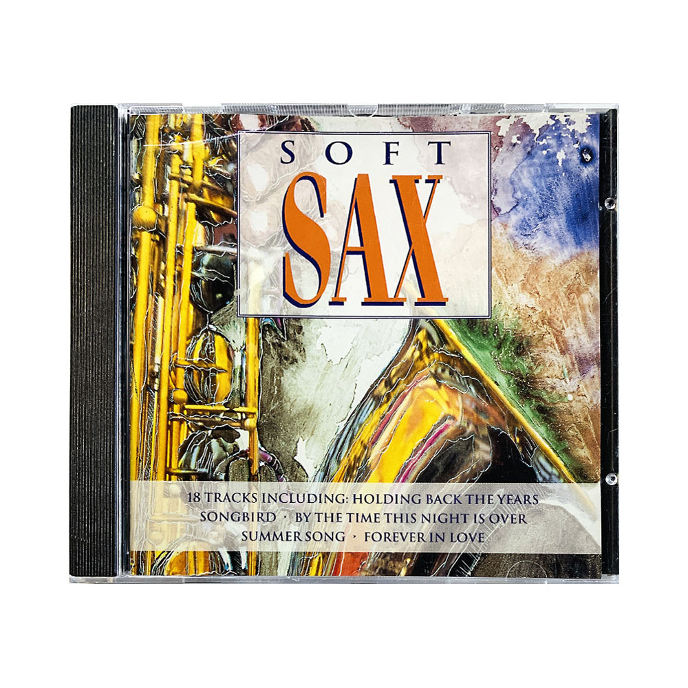 joku artisti Käytetty CD-levy Soft SAX  kansi EX levy VG+ Käytetty CD