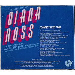 Supremes / Diana Ross Käytetty CD-levy The Supreme Lady disc 2  kansi EX levy VG+ Käytetty CD