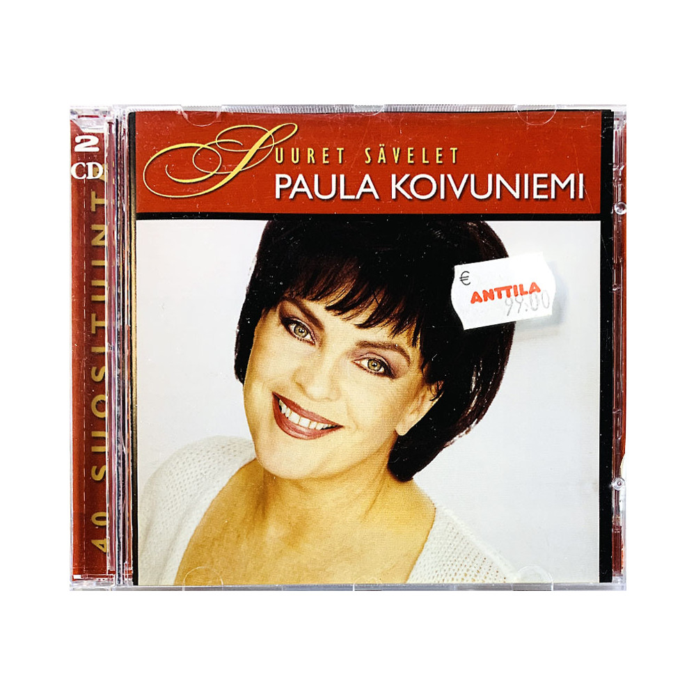 Koivuniemi Paula Käytetty CD-levy Suuret sävelet 2CD  kansi EX levy EX Käytetty CD