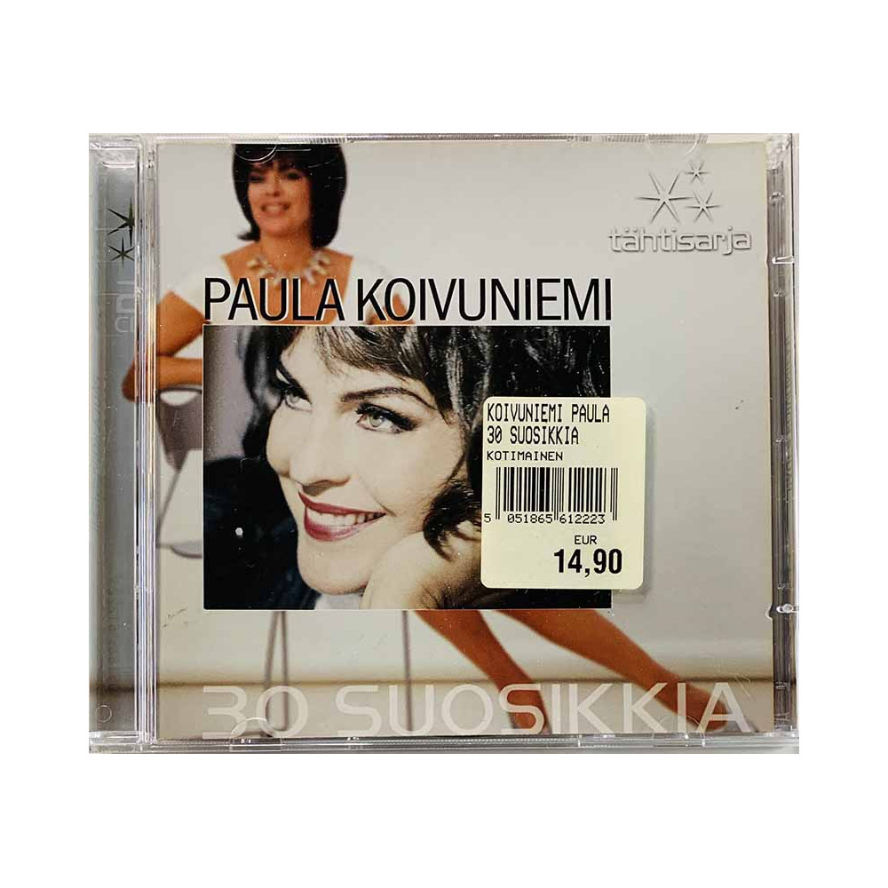 Koivuniemi Paula Käytetty CD-levy 30 suosikkia 2CD  kansi EX levy EX Käytetty CD