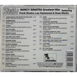 Sinatra Nancy Käytetty CD-levy Greatest hits  kansi EX levy EX Käytetty CD