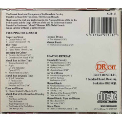 Massed Bands of the Household Division Käytetty CD-levy Music from Trooping the Colour  kansi EX- levy EX Käytetty CD