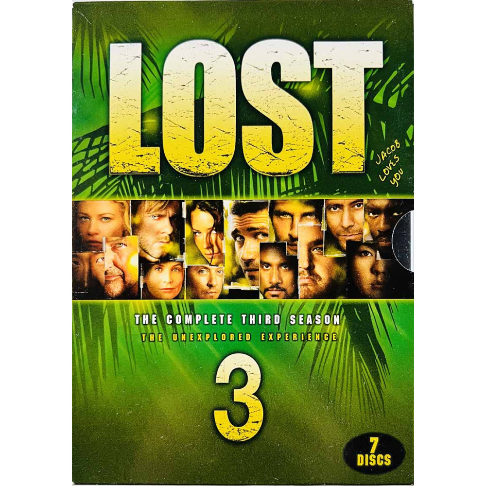 DVD - Elokuva DVD LOST 3 complete third season 7DVD  kansi EX levy EX Käytetty DVD