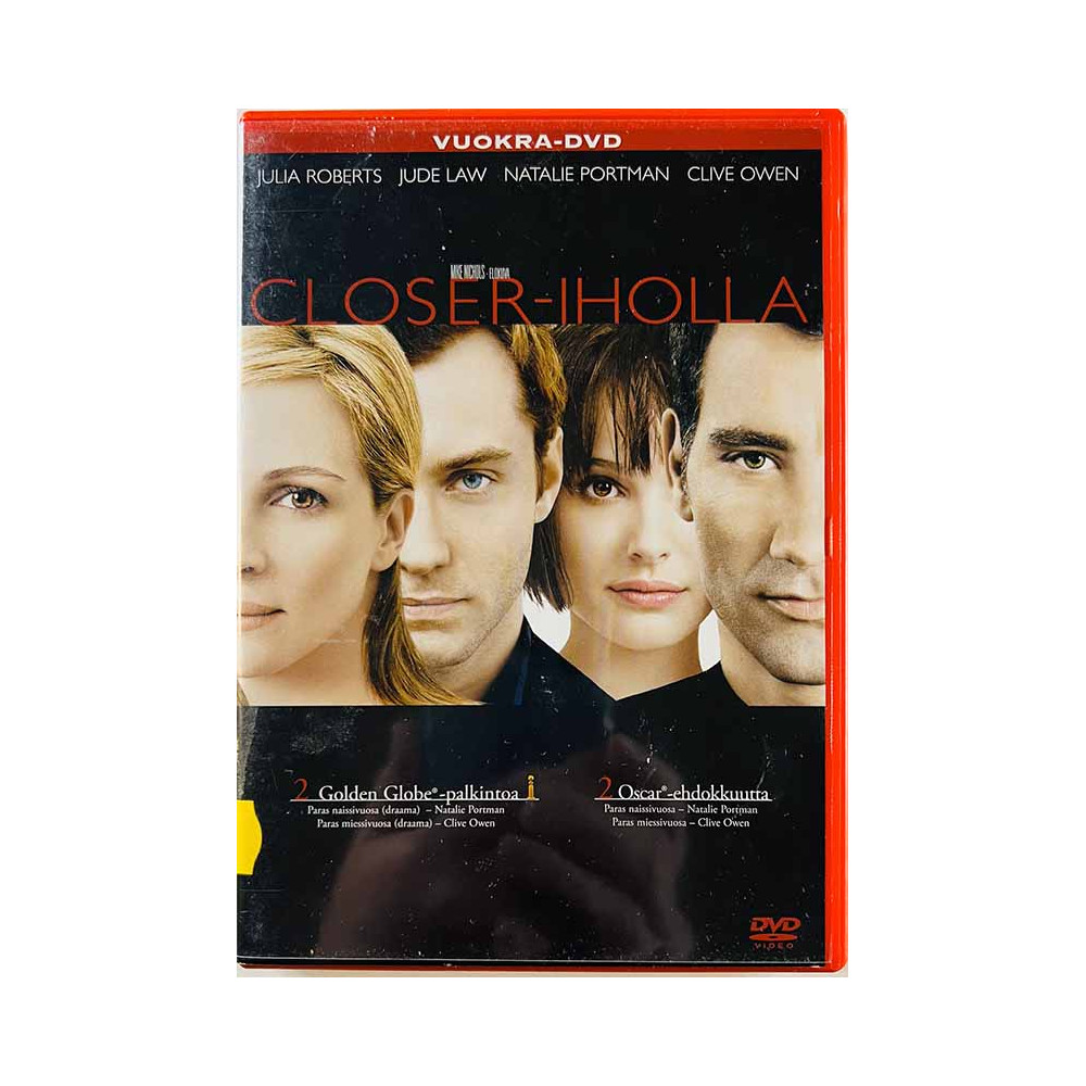 DVD - Elokuva DVD Closer-Iholla  kansi EX levy EX Käytetty DVD