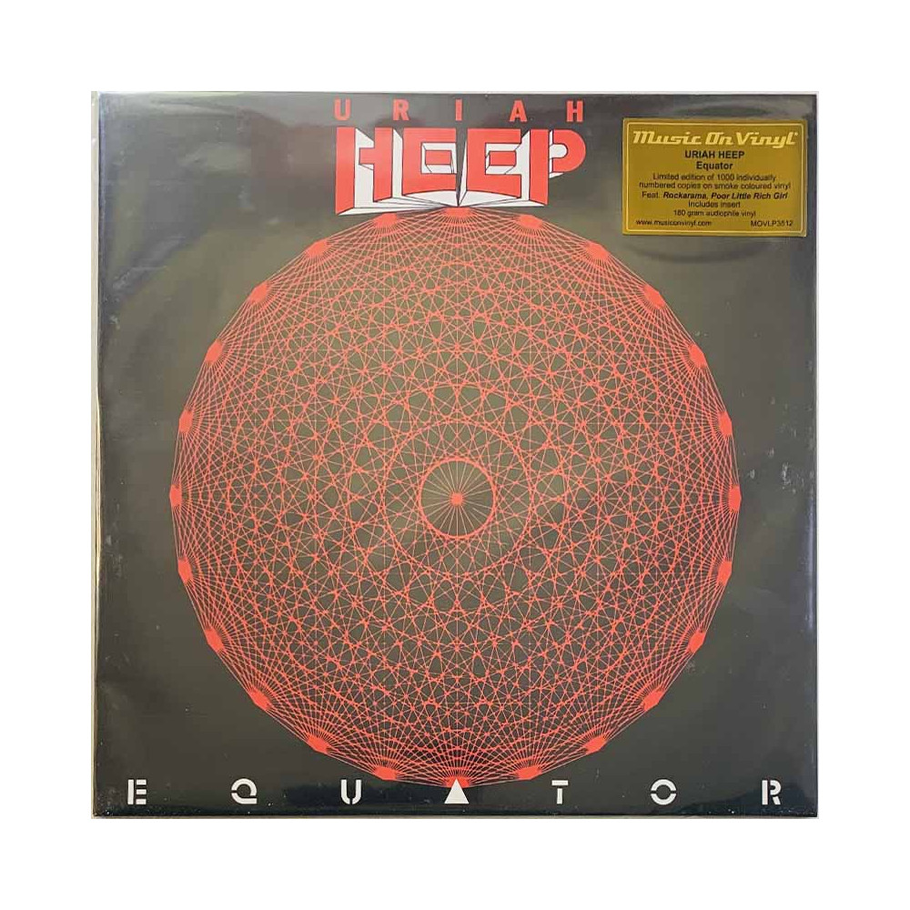 Uriah Heep LP Equator, limited edition numbered coloured vinyl  vinyyli LP