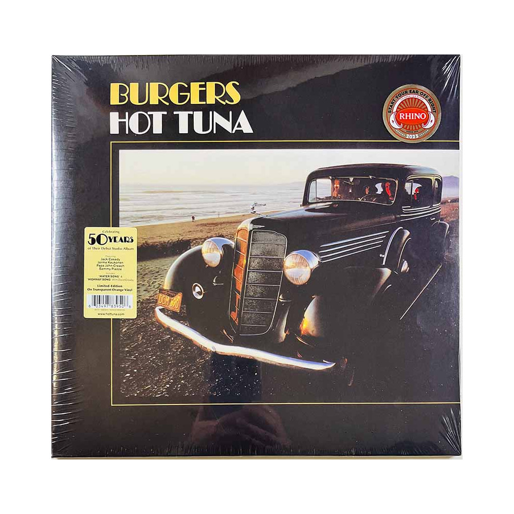 Hot Tuna 1972 RCV1 586307 Burgers, orange vinyl LP