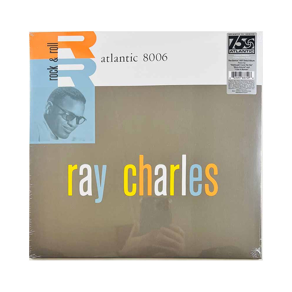 Charles Ray 1957 RCV1 555956 Ray Charles, crystal clear vinyl LP