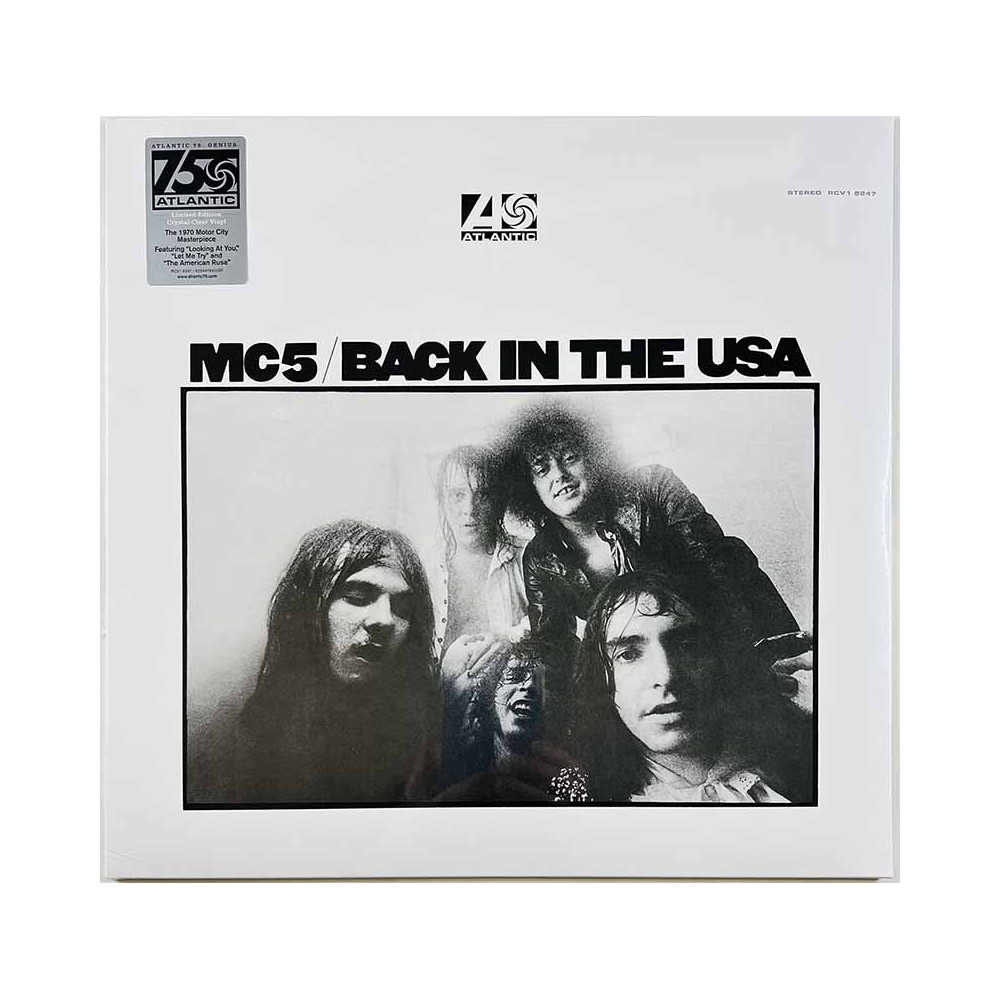 MC5 1970 RCV1 8247 Back In The USA, clear vinyl LP