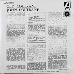 Coltrane John 1961 RCV1 1373 Olé Coltrane, clear vinyl LP