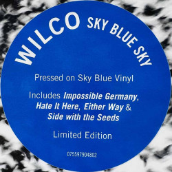 Wilco 2023 075597904802 Sky Blue Sky, blue vinyl 2LP LP