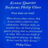 Kronos Quartet 1995 075597905861 Kronos Quartet Performs Philip Glass 2LP LP