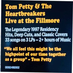Tom Petty And The Heartbreakers 2022 093624882602 Live At The Fillmore - 1997 3LP LP