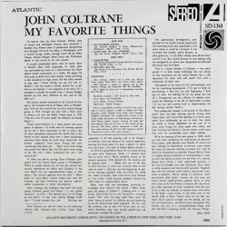 Coltrane John 1961 SD 1361 My Favorite Things LP