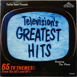 Television's Greatest Hits 1987 FILM 024D 65 TV Themes! From The 50's And 60's 2LP Begagnat LP
