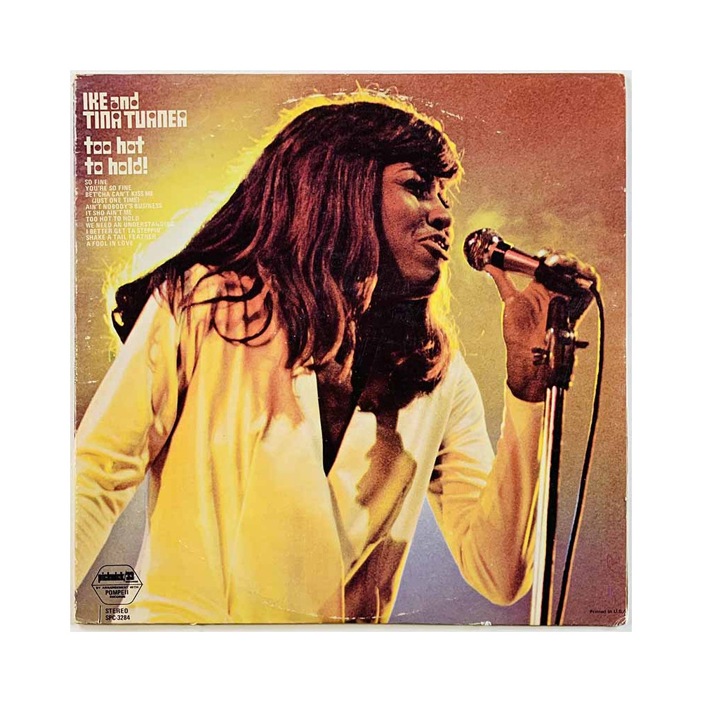 Turner Ike & Tina 1974 SPC-3284 Too hot to hold! Begagnat LP