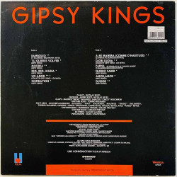Gipsy Kings LP Gipsy Kings -88  kansi EX levy EX Käytetty LP