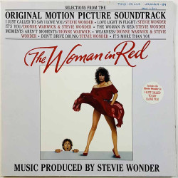 Dionne Warwick, Stevie Wonder LP Woman in red - soundtrack  kansi EX levy EX Käytetty LP