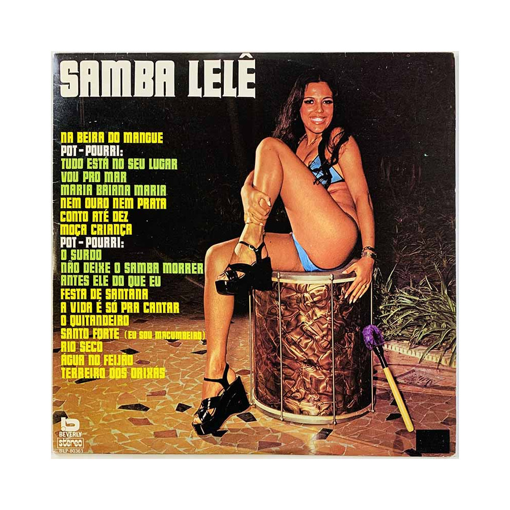 Os Comunicadores Do Samba LP Samba Lelê  kansi EX levy EX Käytetty LP