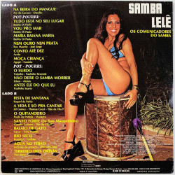 Os Comunicadores Do Samba LP Samba Lelê  kansi EX levy EX Käytetty LP