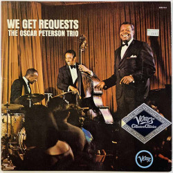 Oscar Peterson Trio LP We Get Requests  kansi EX- levy VG+ Käytetty LP