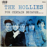 Hollies LP For certain because...  kansi EX levy EX Käytetty LP