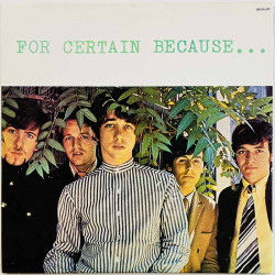 Hollies LP For certain because...  kansi EX levy EX Käytetty LP
