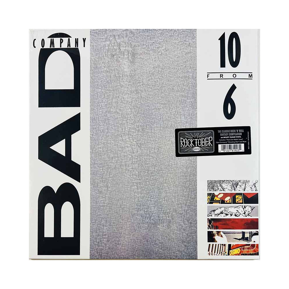Bad Cmpany LP 10 from 6, milky clear vinyl  vinyyli LP