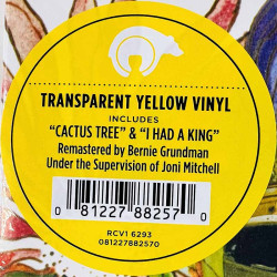 Mitchell Joni 1968 RCV1 6293 Song To A Seagull, yellow vinyl LP