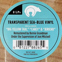 Mitchell Joni LP Miles Of Aisles, sea-blue vinyl 2LP  vinyyli LP